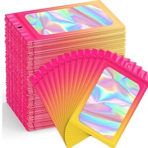 50ct - Holographic Ombré 4x6 Mylar Bags